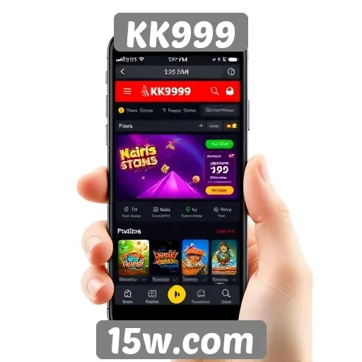 Acesso ao site KK999 é otimizado para dispositivos móveis